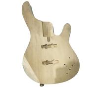 Guitar Body Replacement Kit Solid Wood Electric Guitar DIY Body Natural Color Right Hand