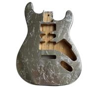 Guitar Body Replacement Kit St Electric Guitar Body Paulownia Silver Plated HSH DIY