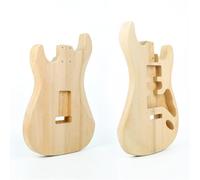 Guitar Body Replacement Kit ST Electric Guitar Body Semi Finished Alder TL Instrument Kit Mahogany(Type 1)
