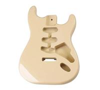 Guitar Body Replacement Kit ST Electric Guitar Body SSS Pickup Music Lover DIY Musical Instrument(Yellow)