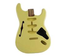 Guitar Body Replacement Kit ST Semi Hollow F Hole Alder Electric Guitar Body