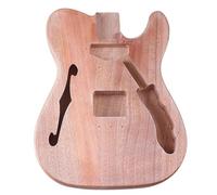 Guitar Body Replacement Kit TL Electric Guitar Body Okoume F Hole DIY Professional Kit