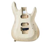 Guitar Body Replacement Kit Tremolo Bridge Electric Guitar Body DIY Accessories Solid Basswood