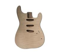 Guitar Body Replacement Kit Unfinish Electric Guitar Body With Flame Maple Veneer
