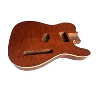 Guitar Body Replacement Kit Vintage Mahogany Wood Guitar Body Maple Veneer Applicable To Practice Performance