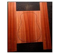 Guitar body Sandalwood Mahogany Guitar Back Side Veneer Wool Material Full Single Guitar Making Material Guitar DIY Accessory (Color : 2)