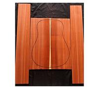 Guitar body Sandalwood Mahogany Guitar Back Side Veneer Wool Material Full Single Guitar Making Material Guitar DIY Accessory (Color : 18)