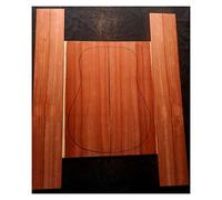 Guitar body Sandalwood Mahogany Guitar Back Side Veneer Wool Material Full Single Guitar Making Material Guitar DIY Accessory (Color : 11)