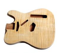 Guitar body Unfinish Electric Guitar Body With Maple Veneer Guitar DIY Accessory