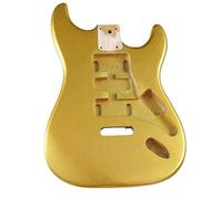 Guitar Body Unfinished DIY Accessories For Assembling The Body Of A Bright Single Crank Electric Guitar(Gold)
