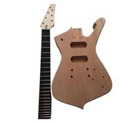Guitar Body Unfinished DIY Electric Guitar Kit 22 Fret 7 String Mahogany Body Maple Neck Rosewood Fretboard
