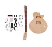 Guitar body Unfinished DIY Electric Guitar Kit Mahogany Body & Neck Rosewood Fingerboard Replacement Set Guitar DIY Accessory