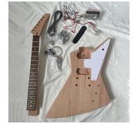 Guitar Body Unfinished DIY Electric Guitar Kits 22Fret Mahogany Body HH Pickups