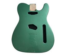 Guitar Body Unfinished DIY Guitar Body Alder Wood Aged Wooden Barrel Gloss Metal Green Piano Baking Paint