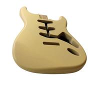 Guitar Body Unfinished DIY Yellow Electric Guitar Body Made Of Alder Wood Nitro Paint