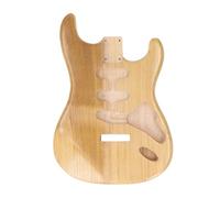 guitar body Unfinished electric guitar body with three single pickup holes