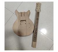 Guitar body Unfinished Electric Guitar Kit Guitar Neck And Body DIY Parts Guitar DIY Accessory