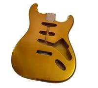 Guitar Body Unfinished Golden Double Piece Alder SSS Electric Guitar Body