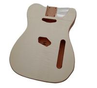 Guitar Body Unfinished One Piece Mahogany Body With Tiger Grain Finish For TL Electric Guitar