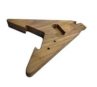 Guitar body V-type Electric Guitar Body Adopts High-quality Paulownia Wood Semi-finished Products Guitar DIY Accessory