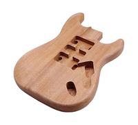Guitar body Wood Color Okoume Wood Hard Tail Guitar Body Electric Guitar Barrel Matte Finish Parts Unfinished Body Guitar DIY Accessory