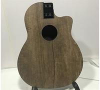 Guitar body Wood Panel 39 Inch Acoustic Guitar Body 6 Strings Round Back Cutaway Design Folk Guitar Barrel Guitar DIY Accessory (Color : White)