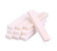 Guitar Bone Nut Blanks Beef Bone Musical Instrument Guitar Bone Nut Blanks Guitar Nut Professional Bone Nut Guitar Bridge Saddles Replacement Pack of 10