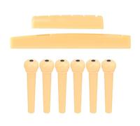 Guitar Bone Saddle Nut, Durable Guitar Pins Good Wear Resistance Acoustic Guitar Pins for Your Friends for Musicians