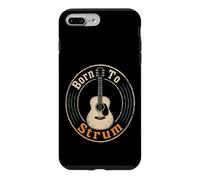 Guitar Born To Strum Vintage Acoustic Guitarist Gift Case for iPhone 7 Plus/8 Plus