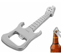 Guitar Bottle Opener - Novelty Bottle Opener for Men, Bartender & Waiters - Personalised Guitar Themed Gifts for Music Lovers - Multifunctional Metal Tool for Home Kitchen