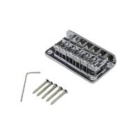 Guitar Bridge 1 Set 6 Strings Electric Guitar Fixed Bridge Chrome(Set 2)
