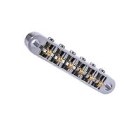 Guitar Bridge 1 Set of 6 String Guitar Bridge Replacement Chrome Silver Musical Instrument Accessories