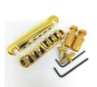 Guitar Bridge 1 Set of Ball Bearing Bridge Tail Plate for LP SG Les Paul Electric Guitar(Gold)