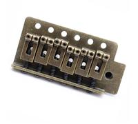 Guitar Bridge 1 set of tremolo bridge Copper zinc alloy for ST SQ 6 string electric guitar Bronze Two specifications(Bronze Type 2)