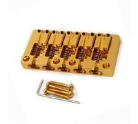Guitar Bridge 5 string bass bridge Gold flip up through the bottom 16.5mm string spacing