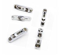 Guitar Bridge 5 String Electric Guitar Bass Bridge Saddle Single Independent Silver 5 Pack
