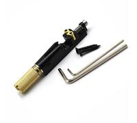 Guitar Bridge 6 piece brass bridge for 6 string headless electric guitar accessories Black