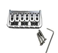 Guitar Bridge 6 Strings Fixed Guitar Bridge Accessories(Chrome)