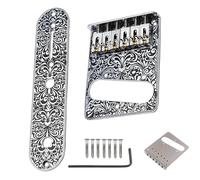 Guitar Bridge, Alloy Standard Hardware for Guitar, Replacement Bridge with Hole , Compact Performance Function, Easy to Install Use, Music Tool, Instrument Accessories for Git