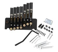 Guitar Bridge Black 6 Or 7 Strings Headless Electric Guitar Trill Bridge Brass Base(7 Strings)