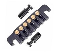 Guitar Bridge Bridge And Stop Bars Tailpiece Combo With Studs Replacements Set For LP 6 String Electric Guitars(Black)