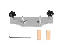 Guitar Bridge Clamp, Adjustable Guitar Bridge Repair Fixture, Universal Luthier Tool with Firm Fixation, 14mm to 62mm Inner Slot for Guitar Bridge Repair, Includes 2 Wood Blocks an