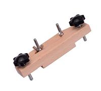 Guitar Bridge Clamp, Wide Application Fixing Tool for Various Bridges with Cork Gaskets, Big Adjusting Knob and Wrench, Acoustic Guitar Luthier Repair Tools for Player