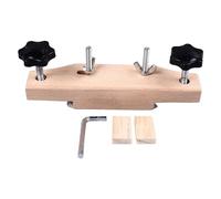 Guitar Bridge Clamp, Wooden Fixture Luthier Tool Instrument Accessory for Maintenance, Easy DIY Installation Tool for Acoustic and Classical Guitars (Wooden)