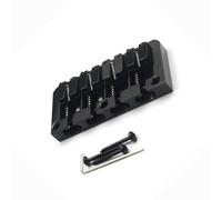 Guitar Bridge Flip up bridge 4 strings 92.5x45 mm body through the bottom of the guitar String spacing 19.5 mm Bass fixed black