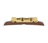 Guitar Bridge, Floating Bridge Polished Metal, Rosewood Adjustable Height Jazz, Floating Replacement for Enhanced Tone