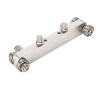 Guitar Bridge Grinding Sander, Guitar Nut Saddle Sander Luthier Tool for Guitar Bass Precision Instruments Accessories, Aluminum Alloy Stainless Steel Bridge Saddle Nut Sander Tool