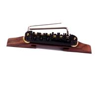 Guitar Bridge Jazz Guitar Ball Rosewood Bridge Adjustable(Black)