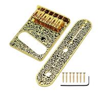 Guitar Bridge | Long-Lasting | Zinc Alloy Material | Alloy Standard Hole Hardware | Guitar Bridge Replacement | Artistic Texture | For Holiday Maintenance Restoration Performance