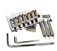 Guitar Bridge Parts 2 Post Point Chrome Silver Double Swing Electric Guitar Tremolo System Bridge For ST Guitar